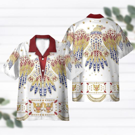 Discover Elvis Presley Hawaiian Shirt, King Of Rock And Roll T-Shirt