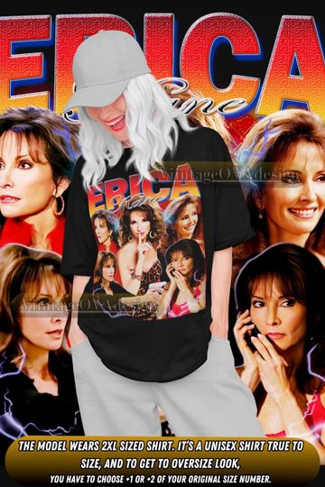 Discover Erica Kane Shirt, All My Children Fans, Homage Erica Kane 90s Tshirt, Movie Character Tee