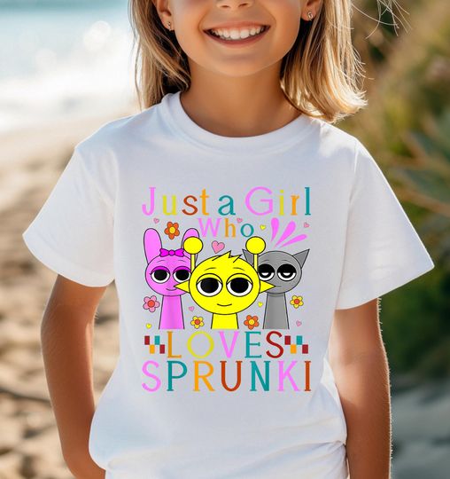Discover Sprunki Game Fan Shirt Design