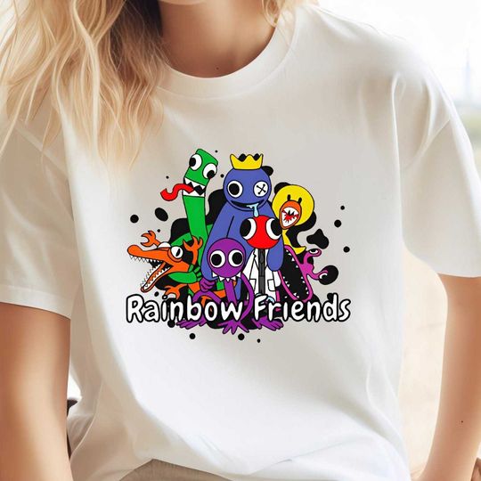 Discover Rainbow Friends For Kids and Adults Birthday T-Shirt, Family Matching Shirt