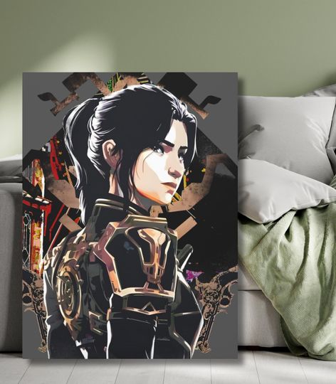 Discover Caitlyn Inspired Canvas Caitlyn Kiramman Trendy Poster Arcane