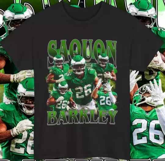 Discover Saquon Barkley Shirt Graphic Tee Custom Vintage