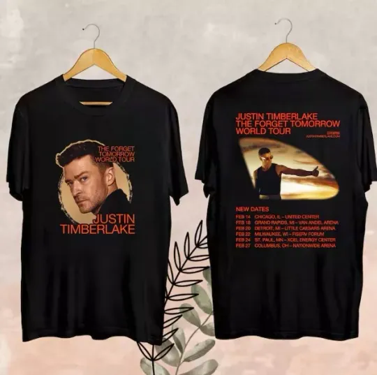 Discover 2025 Justin Timberlake The Forget Tomorrow Merch