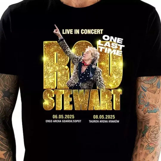 Discover Rod Stewart 2025 tour shirt SHIRT