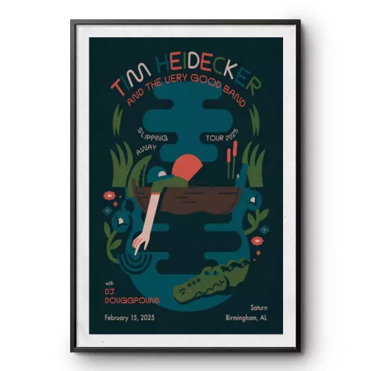 Discover Tim Heidecker At Saturn In Brimingham, AL On February 15 2025 Tour Poster
