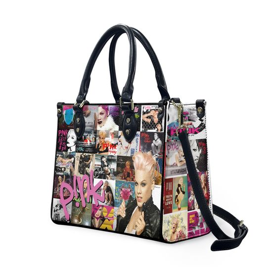 Discover Pink Music Singer women leather hand bag