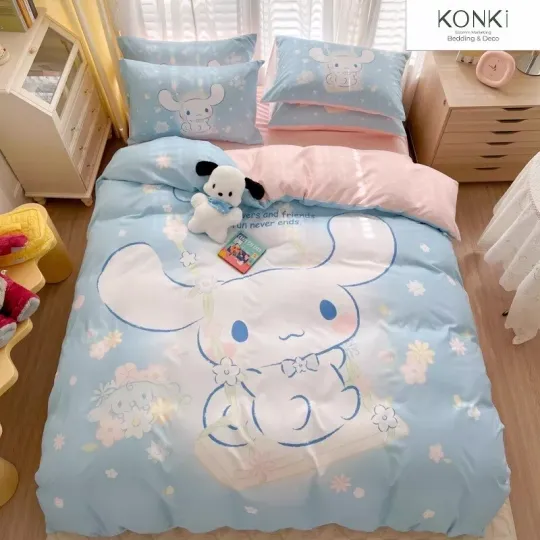 Discover Sanrio Cartoon Cinnamoroll Bedding Set