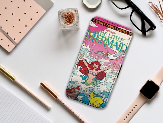 Discover Wallet Phone Cover with Card Inserts, Personalised Leather Phone Cover