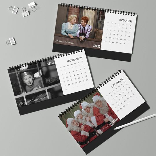 Discover I Love Lucy The best Episode 2025 Desktop Calendar | New Release |  Classic TV Lover |  | Fans of Lucy