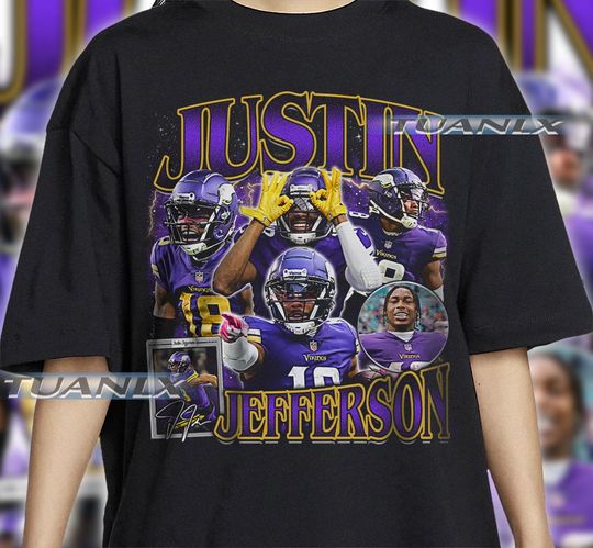 Discover Justin Jefferson T-Shirt, Minnesota Football T Shirt