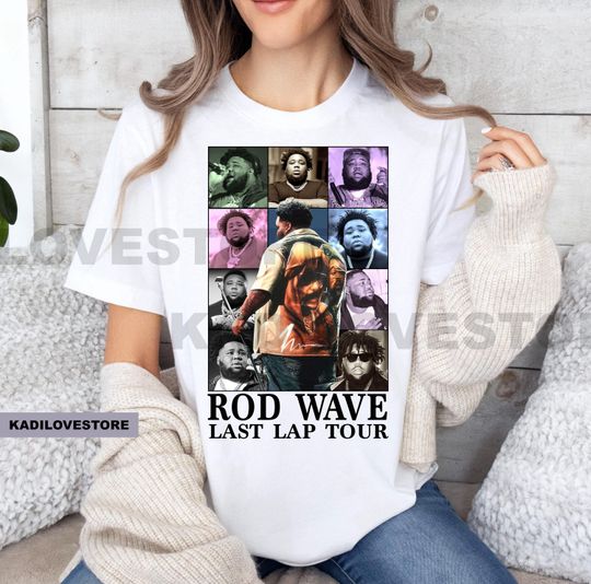 Discover Rod Wave last lap world tour shirt