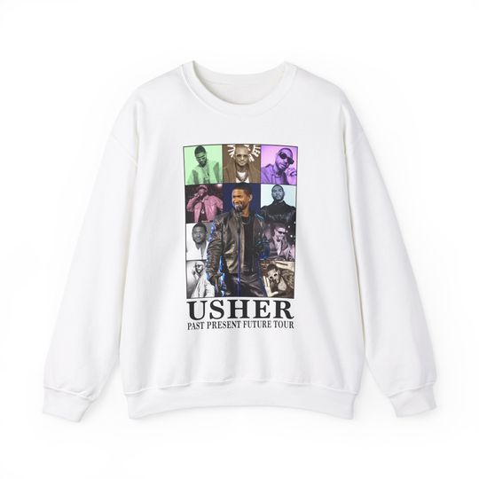 Discover Usher world tour sweatshirt Usher