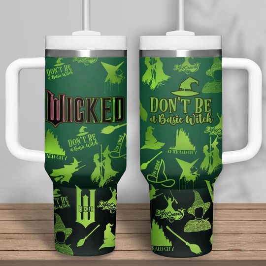 Discover Wicked Witch Tumbler 40oz, Wicked Witch Of The West Tumbler, The Wizard Of Oz Fan Gift, Defy Gravity Insulated Tumbler