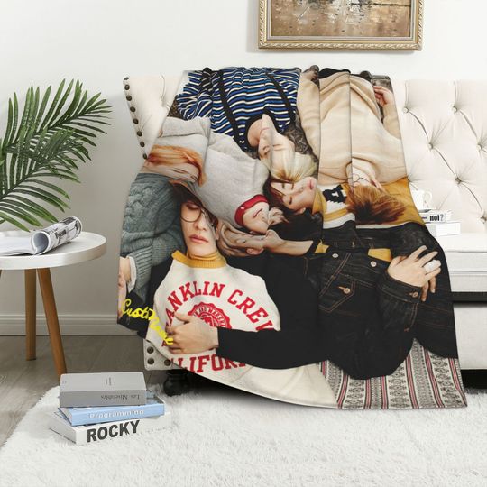 Discover BTS Warm Soft Throw Blanket