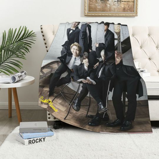 Discover BTS Warm Soft Throw Blanket