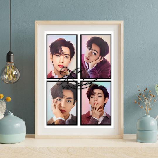 Discover BTS Poster,  Jungkook-V Taehyung-Jimin-Jin-Suga