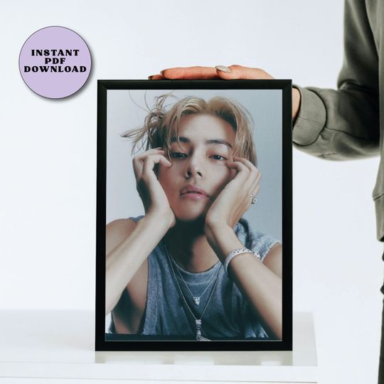 Discover KIM TAEHYUNG bts picture poster for wall art
