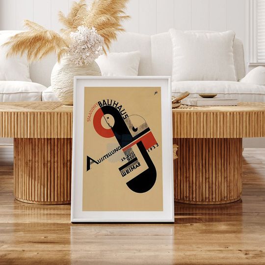 Discover Bauhaus Weimar Icon Germany Poster