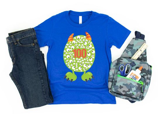 Discover 100th Day Of School Shirt For Boys, Boy 100 Days Of School Counting Project Shirt