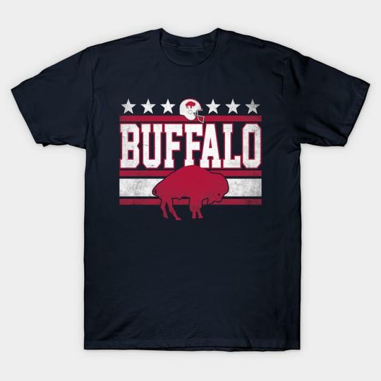 Discover Buffalo Football Vintage! - Buffalo Football - T-Shirt