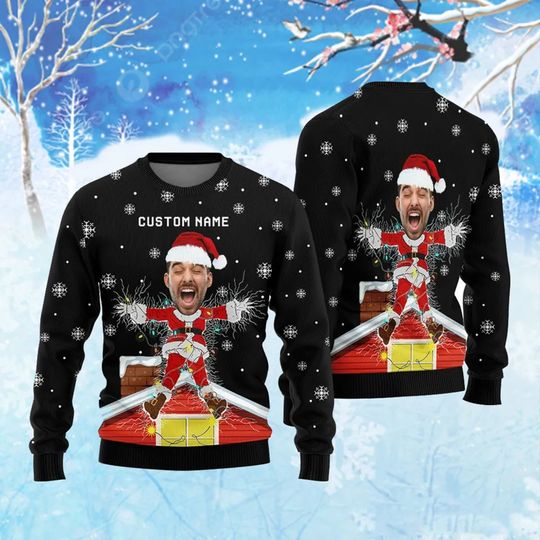 Discover Personalized Face Sweater For Christmas 3D Sweater