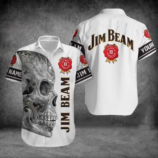 Discover Jim Beam Hawaiian Shirt, Personalized Jim Beam Shirt, Jim Beam Whiskey
