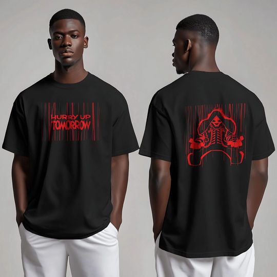 Discover Weeknds x Frank Miller "Hurry Up Tomorrow" Collectors Edition Unisex T-Shirt - Black