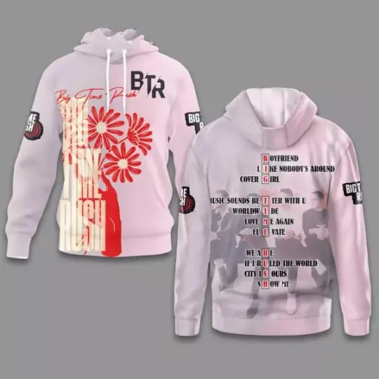 Discover 3d hoodie  Big Time Rush Big Time Wiki Playlist Puzzle Hoodie, gift fans