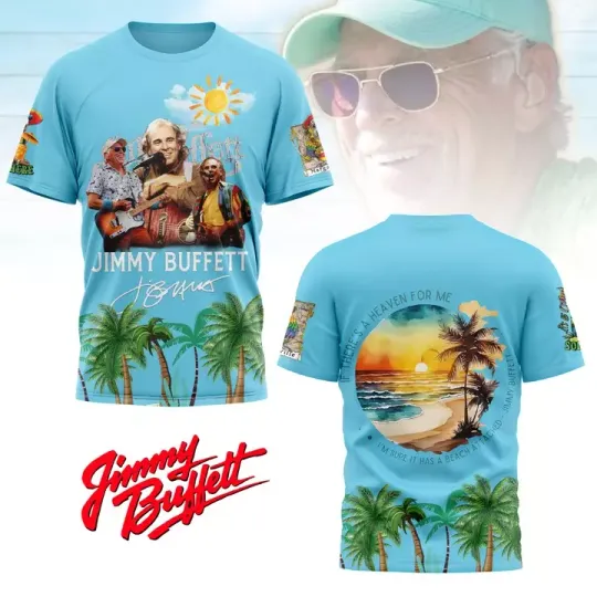 Discover Jimmy Buffett 3D T-Shirt