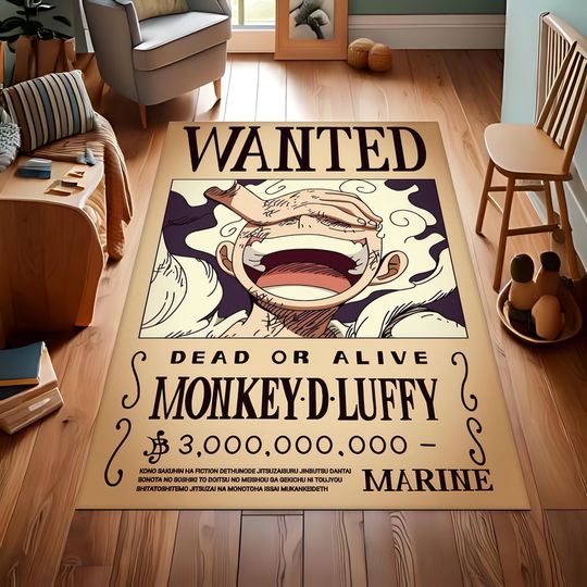 Discover Washable Anime Manga Rug for Kids Room and Hallway Decor