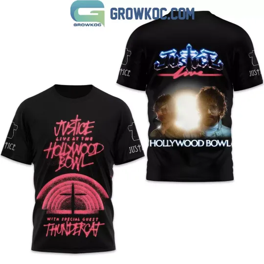Discover Justice Live At The Hollywood Bowl With Thundercat Tour 3D T-Shirt