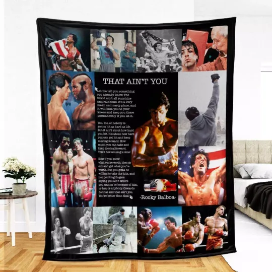 Discover Rocky Balboa Fleece Blanket