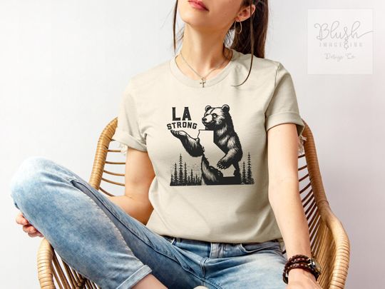 Discover Wildfire shirt pray for California Wildfires 2025 T-Shirt California Bear Shirt