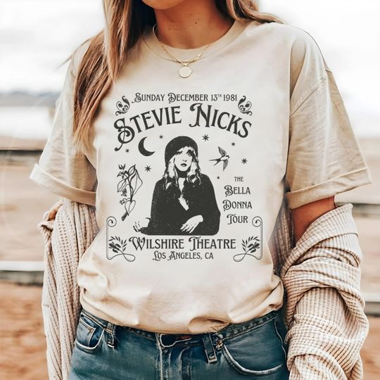 Discover Vintage Stevie Nicks T-shirt, Don't Be a Lady Be a Legend Stevie Nicks, Fleetwood Mac Shirt