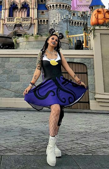 Discover Sea Witch Skater Dress- Running Costume, Bounding, Cosplay