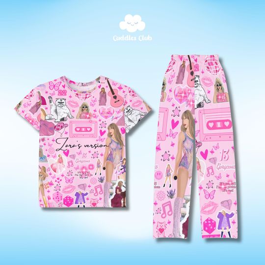 Discover Personalized Kids / Teens Pajama Set | Custom Pajama Set | Music Lover