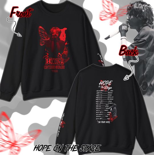 Discover J-Hope World Tour Sweatshirt - Hope On The Street Collection
