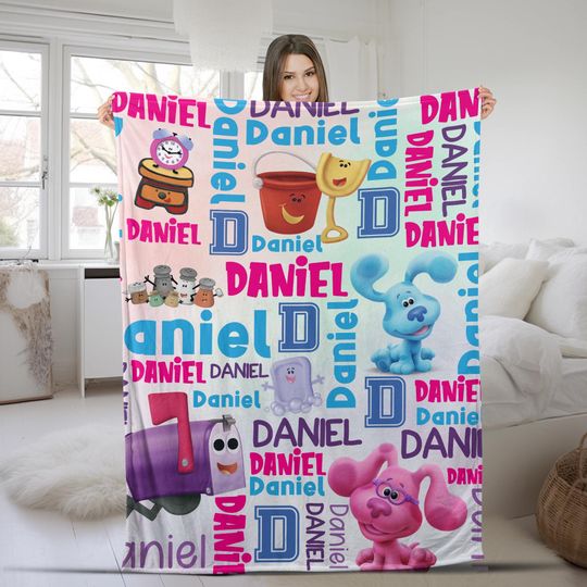 Discover Personalized Blue Clues Blanket, Blue Clues Birthday