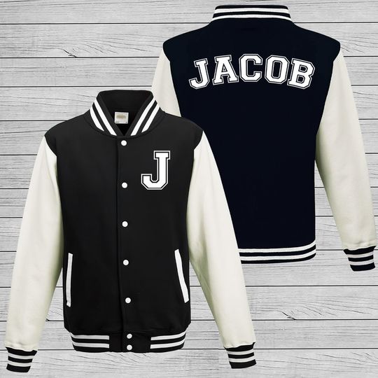 Discover Personalised Kids & Adults Jacket - Personalised with name and Initial