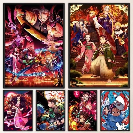 Discover Classic Anime demon Poster, No Framed