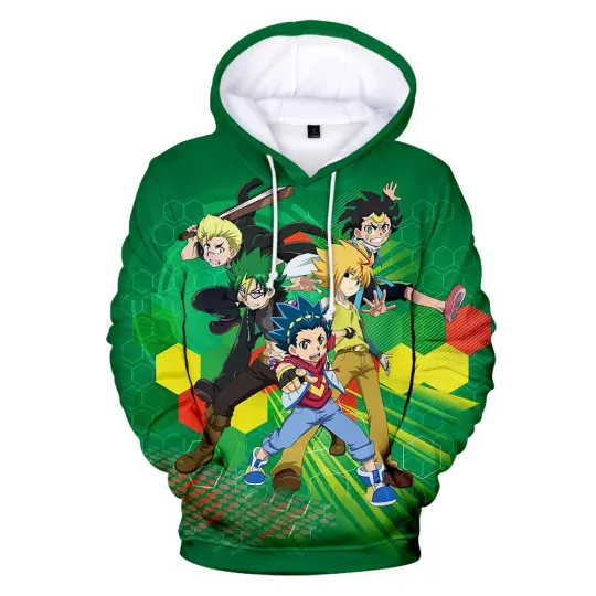 Discover ANIME Beyblade 3D Hoodie Casual