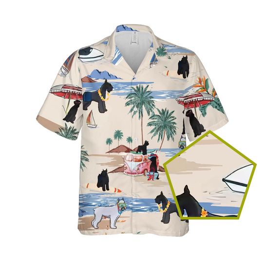 Discover Giant Schnauzer Hawaiian Shirt | Summer Beach Shirt