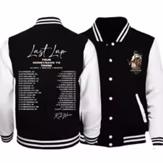 Discover Rapper Rod Wave Last Lap Tour Baseballs Jackets