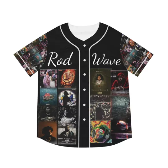 Discover Rod wave baseball jersey