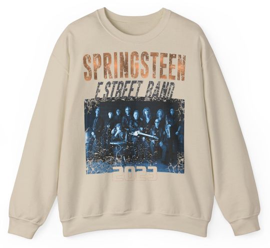 Discover Vintage Style Bruce Springsteen Unisex Heavy Blend Crewneck Sweatshirt