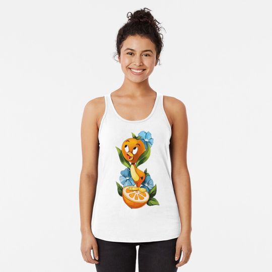 Discover Cute Orange Bird Racerback Tank Top
