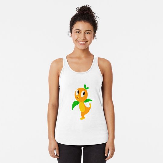 Discover Orange Bird Racerback Tank Top