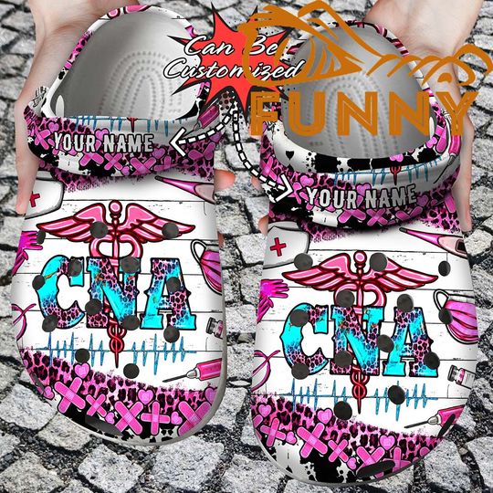 Discover Customized Nurse Western CNA Classic Clog Shoes