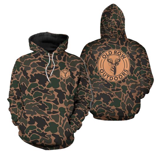 Discover Old Row Outdoors Deer Circle Camo Hoodi Leggings Set -