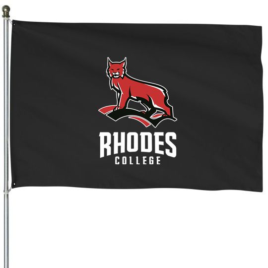 Discover Rhodes College lynx House Flags